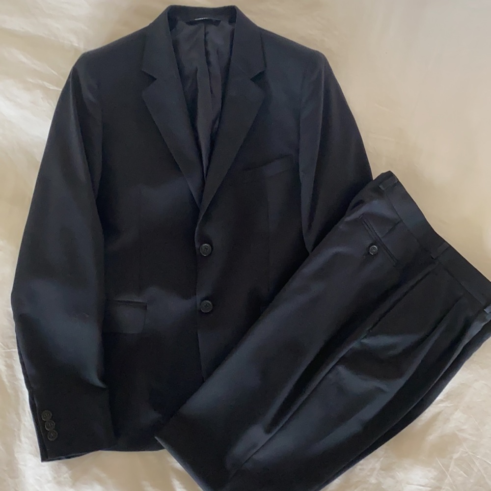 Brooks Brothers Boys Dark Navy Suit Size 18